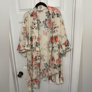 Birdy Grey Kenny Floral Ruffle Robe